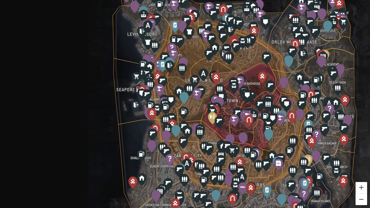 Call Of Duty Modern Warfare Iii interactive map screenshot