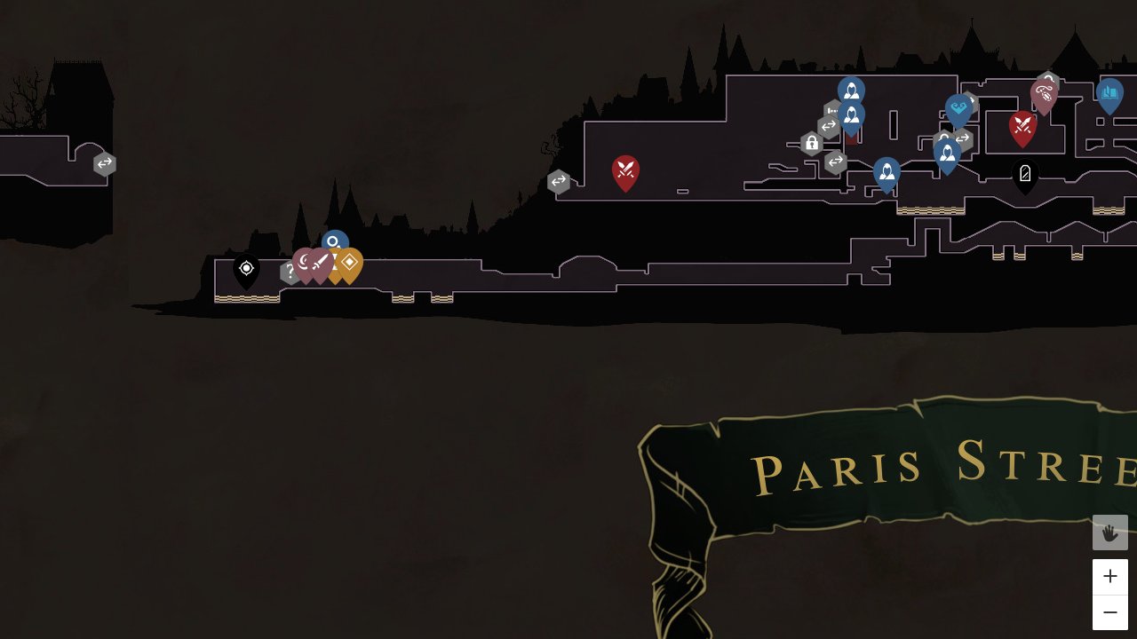 Castlevania Belmonts Curse interactive map screenshot