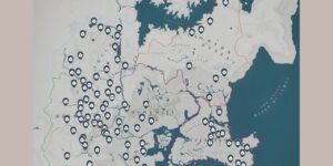 Crimson Desert interactive map filtered to show only Abyss Items markers