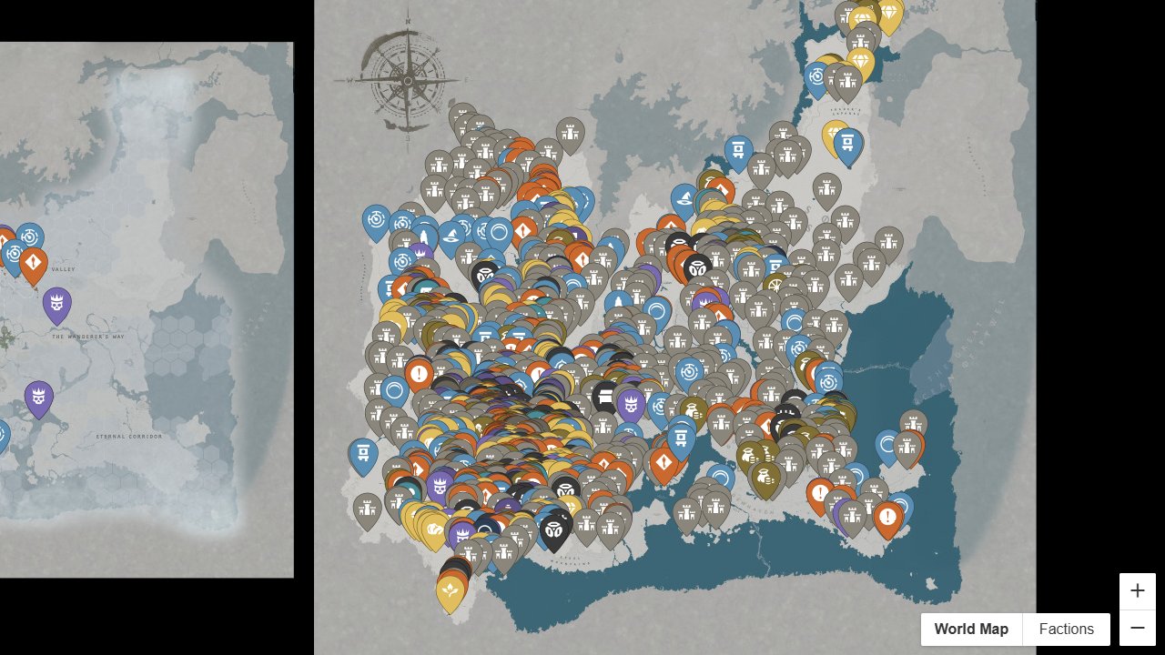 Crimson Desert interactive map screenshot