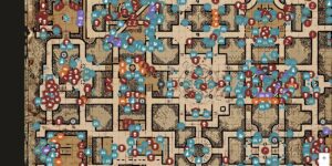 Dark And Darker interactive map screenshot