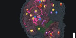 Donkey Kong Bananza interactive map screenshot