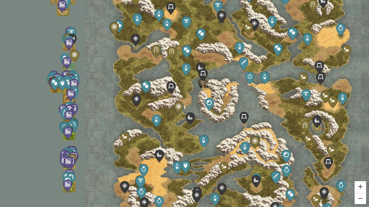 Dragon Quest 1 interactive map screenshot