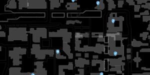 Dying Light interactive map filtered to show only Challenge markers