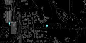 Dying Light interactive map filtered to show only Challenges markers