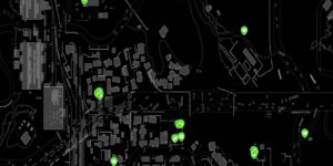 Dying Light interactive map filtered to show only Locations markers