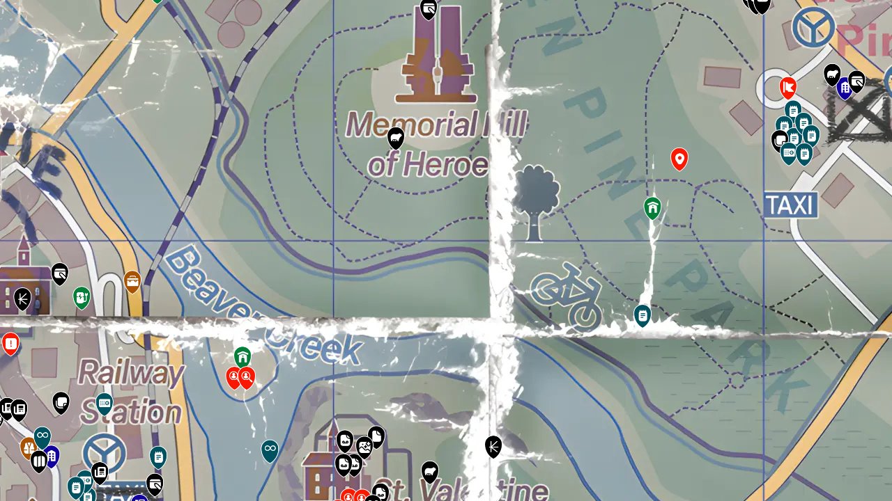 Dying Light The Beast interactive map screenshot