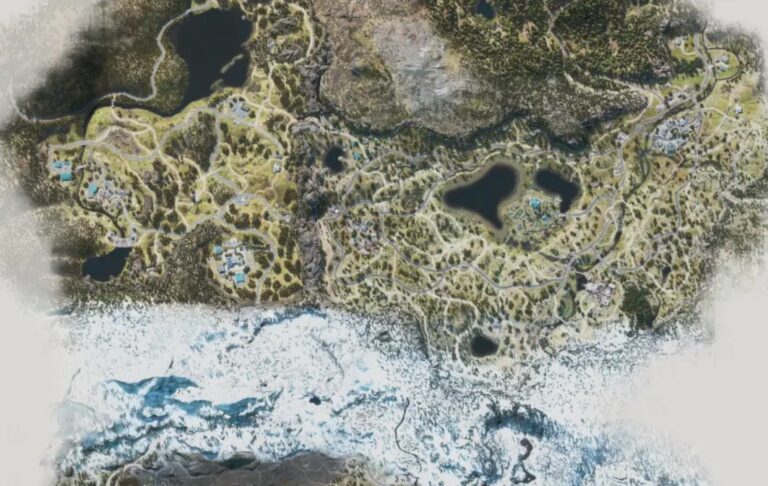 World - Days Gone Map