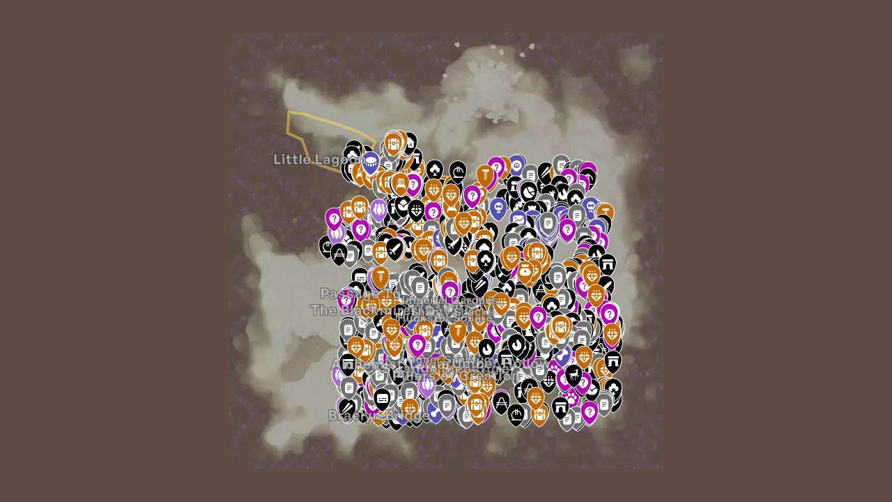 Enshrouded interactive map screenshot