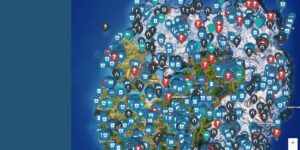 Fortnite interactive map screenshot