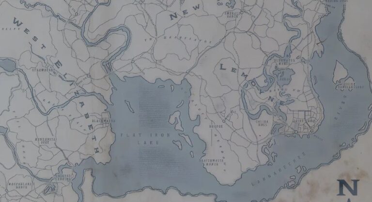 Red Dead Redemption 2 Map