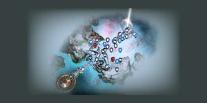 God Of War interactive map screenshot