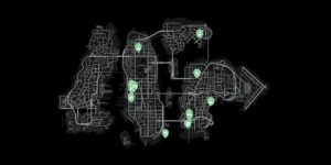 Grand Theft Auto IV interactive map filtered to show only Activities markers