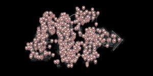 Grand Theft Auto IV interactive map filtered to show only Collectibles markers