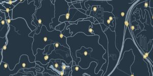 Grand Theft Auto V interactive map filtered to show only Collectibles markers