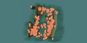 Grand Theft Auto Vice City The Definitive Edition interactive map filtered to show only Collectibles markers