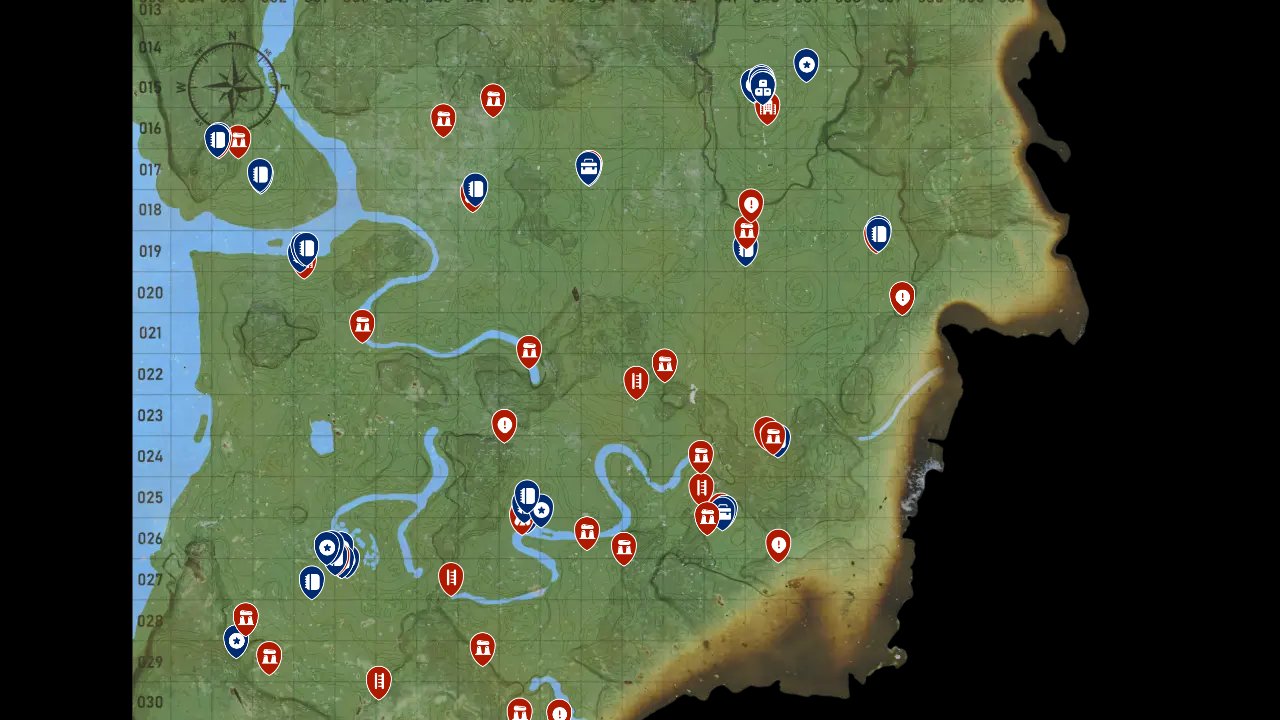 Green Hell interactive map screenshot