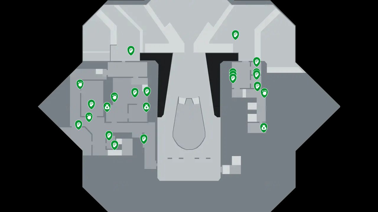 Hitman 3 interactive map filtered to show only Tools markers