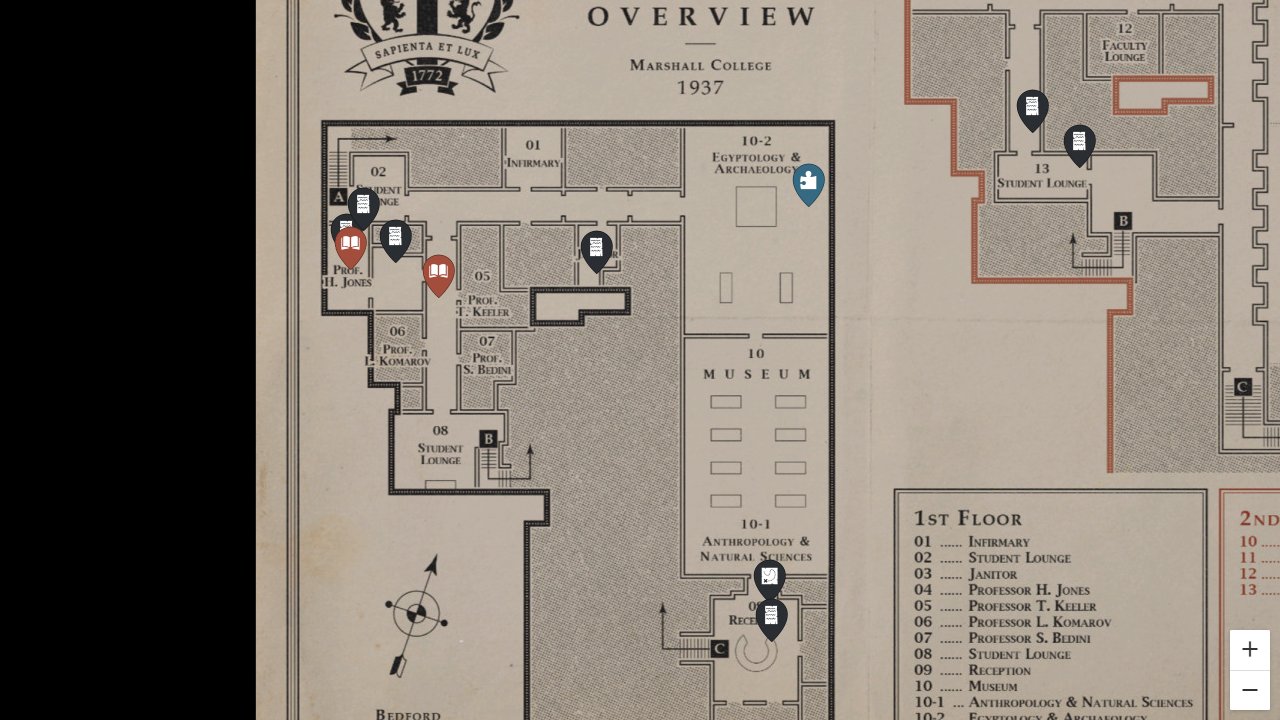 Indiana Jones And The Great Circle interactive map screenshot