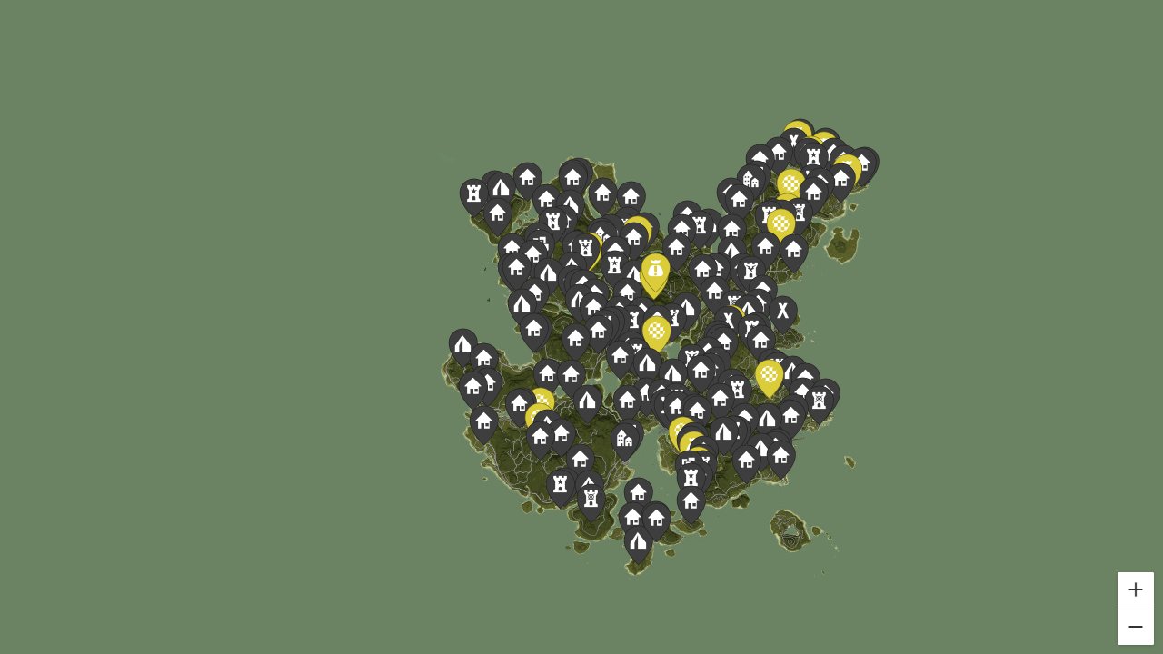 Just Cause interactive map screenshot