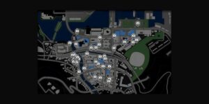 Like A Dragon Infinite Wealth interactive map filtered to show only Photo Rally markers
