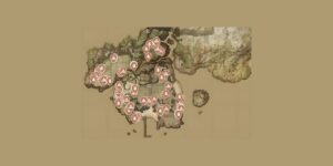Like A Dragon Infinite Wealth interactive map filtered to show only Resources markers