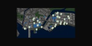 Like A Dragon Infinite Wealth interactive map filtered to show only Substories markers