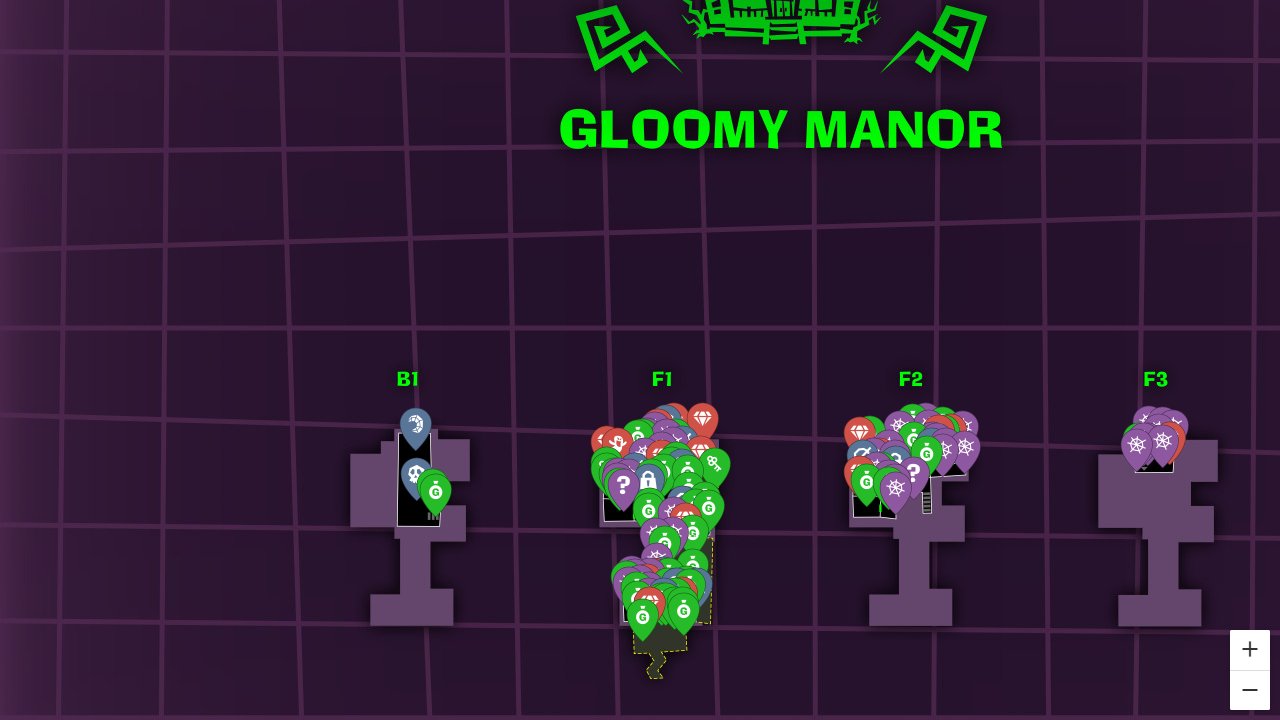 Luigis Mansion 2 interactive map screenshot