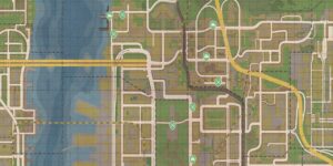 Mafia II interactive map filtered to show only Jimmy's Vendetta DLC markers