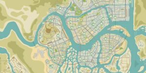 Mafia III interactive map filtered to show only Items markers