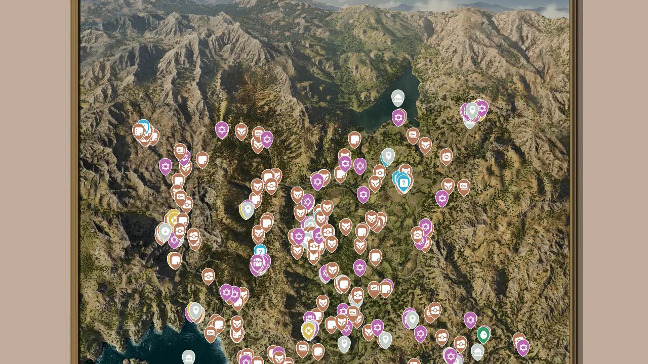 Mafia The Old Country interactive map screenshot