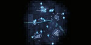 Marathon interactive map filtered to show only Container markers