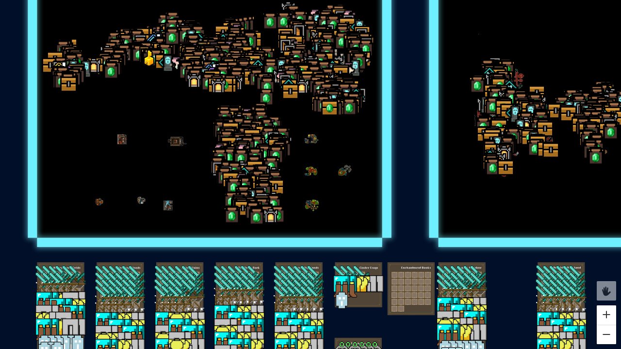 Minecraft Dungeons II interactive map screenshot