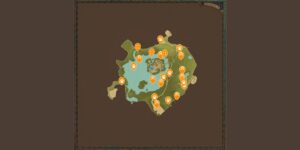 Monster Hunter Stories 3 Twisted Reflection interactive map filtered to show only Point of Interest markers