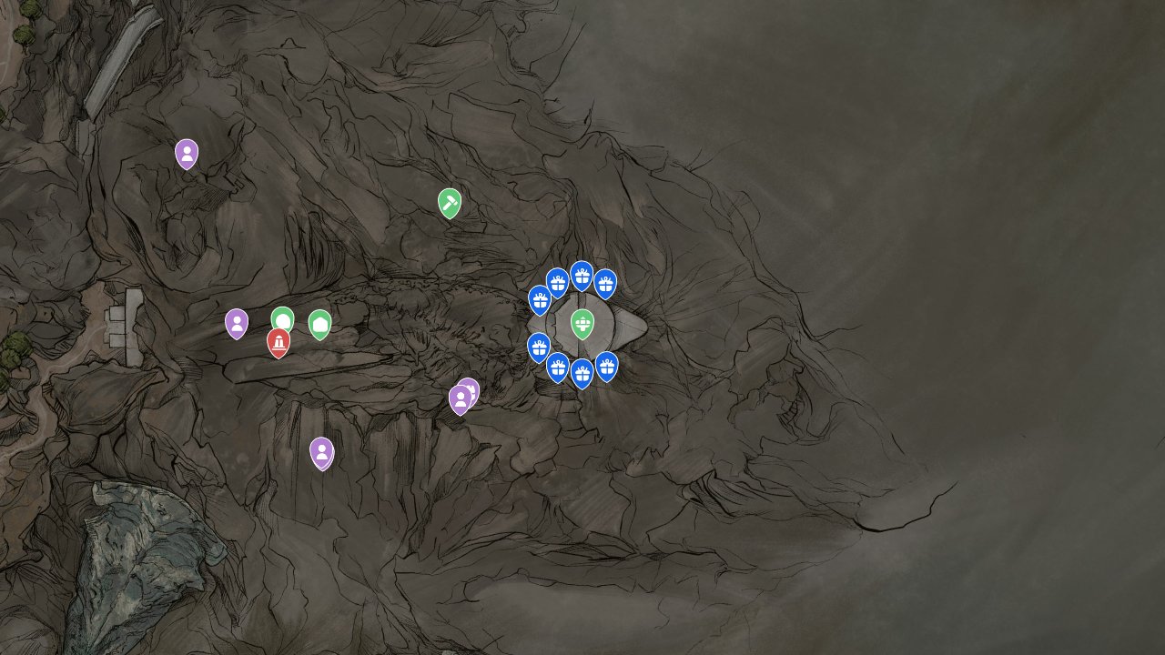 Mortal Shell II interactive map screenshot
