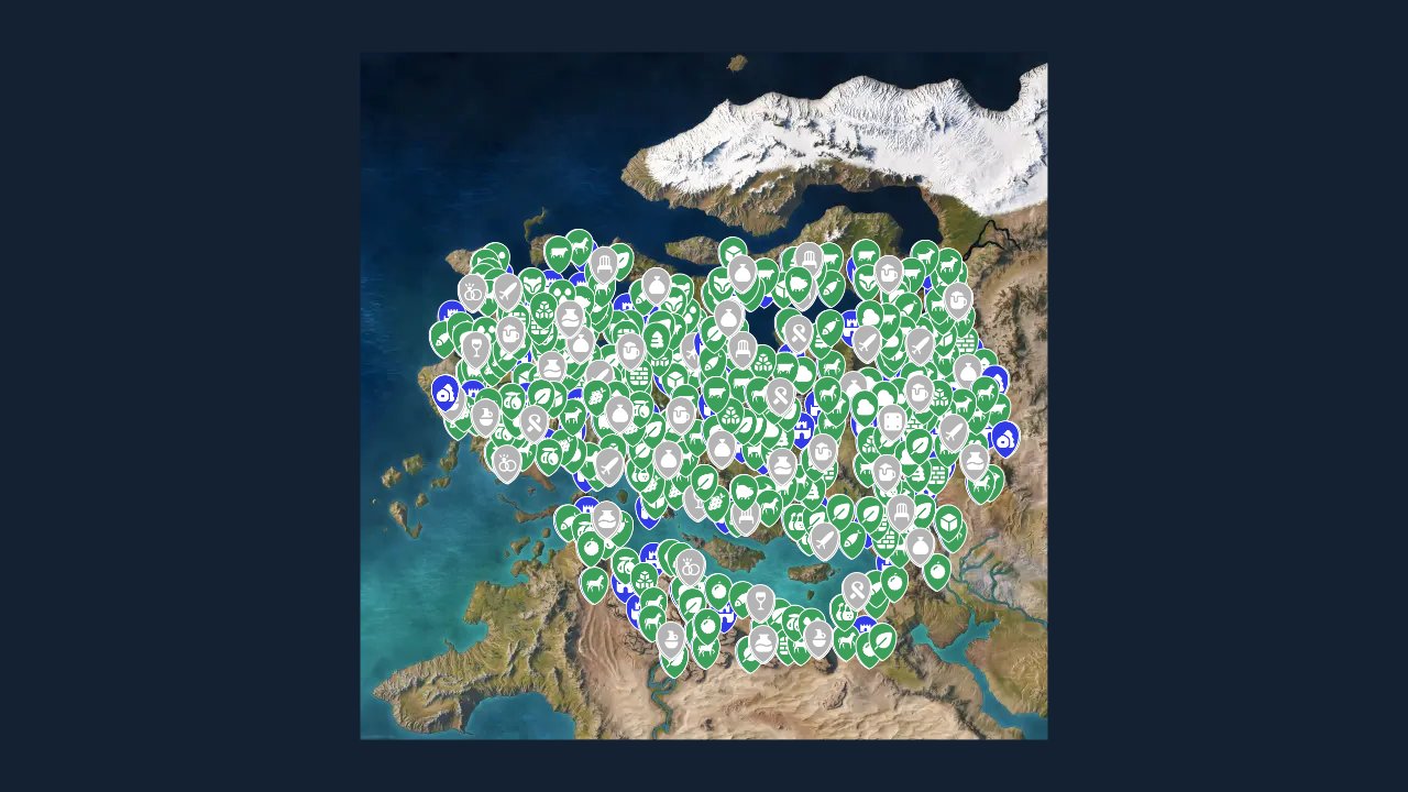 Mount Blade Ii Bannerlord interactive map screenshot