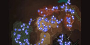 Need For Speed Payback interactive map filtered to show only Collectibles markers