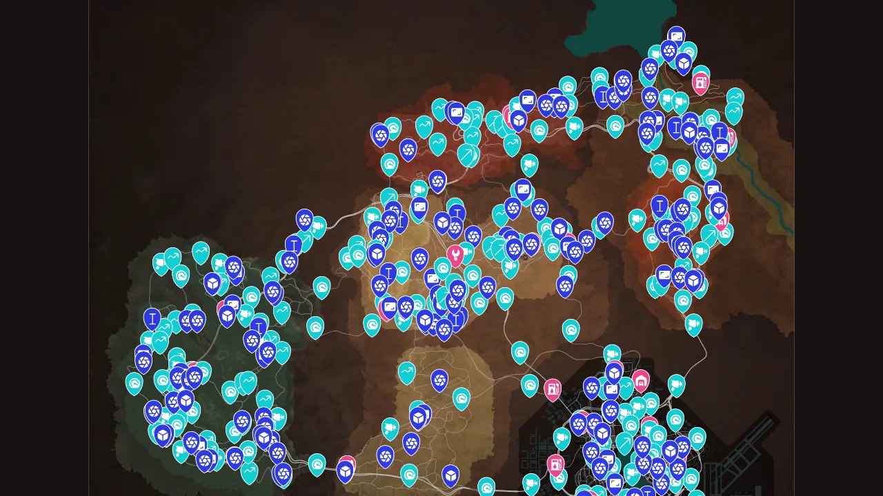 Need For Speed Payback interactive map screenshot