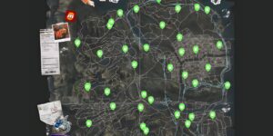 Need For Speed Unbound interactive map filtered to show only Location markers