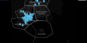 Neverness To Everness interactive map filtered to show only Loot markers