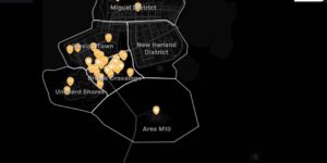 Neverness To Everness interactive map filtered to show only Quests & Challenges markers