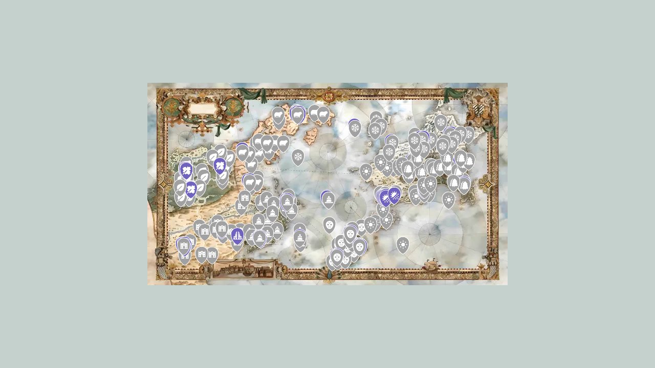 Octopath Traveler Ii interactive map screenshot