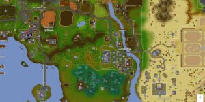 Old School Runescape interactive map screenshot