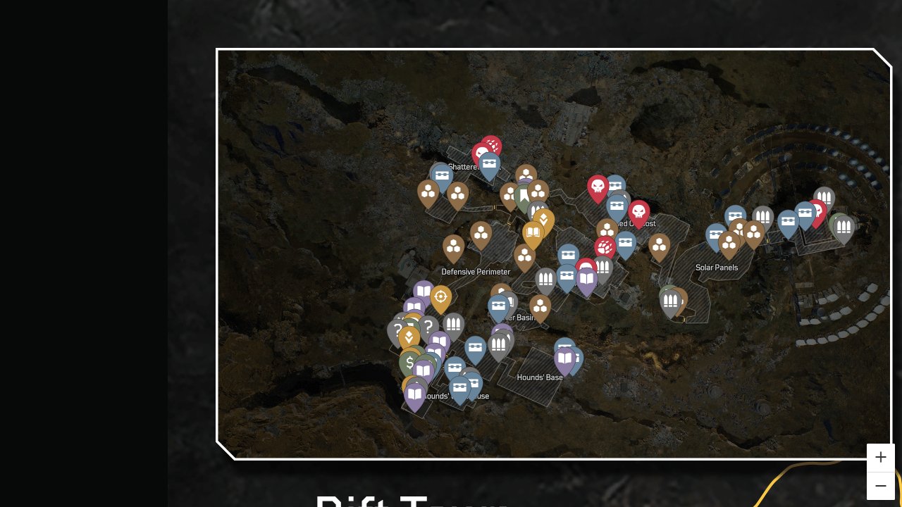 Outriders interactive map screenshot