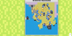 Pokémon Pokopia interactive map screenshot