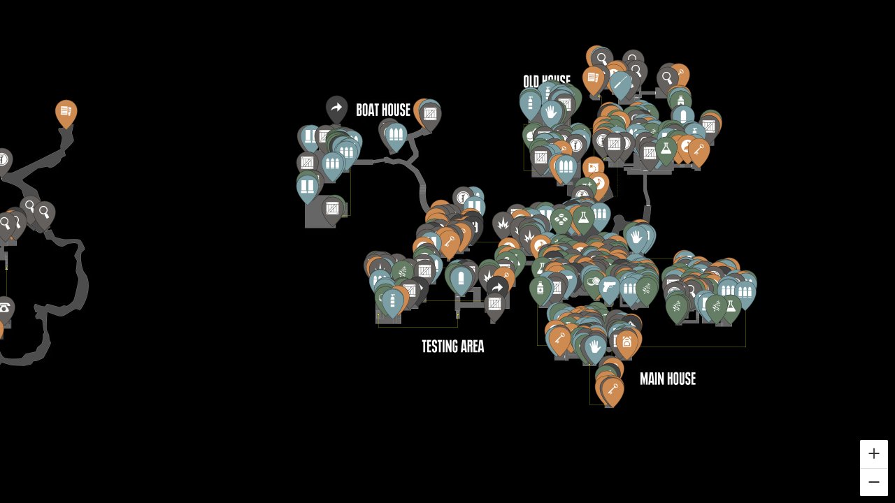 Resident Evil 7 Biohazard interactive map screenshot