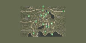 Road To Vostok interactive map filtered to show only Locations markers