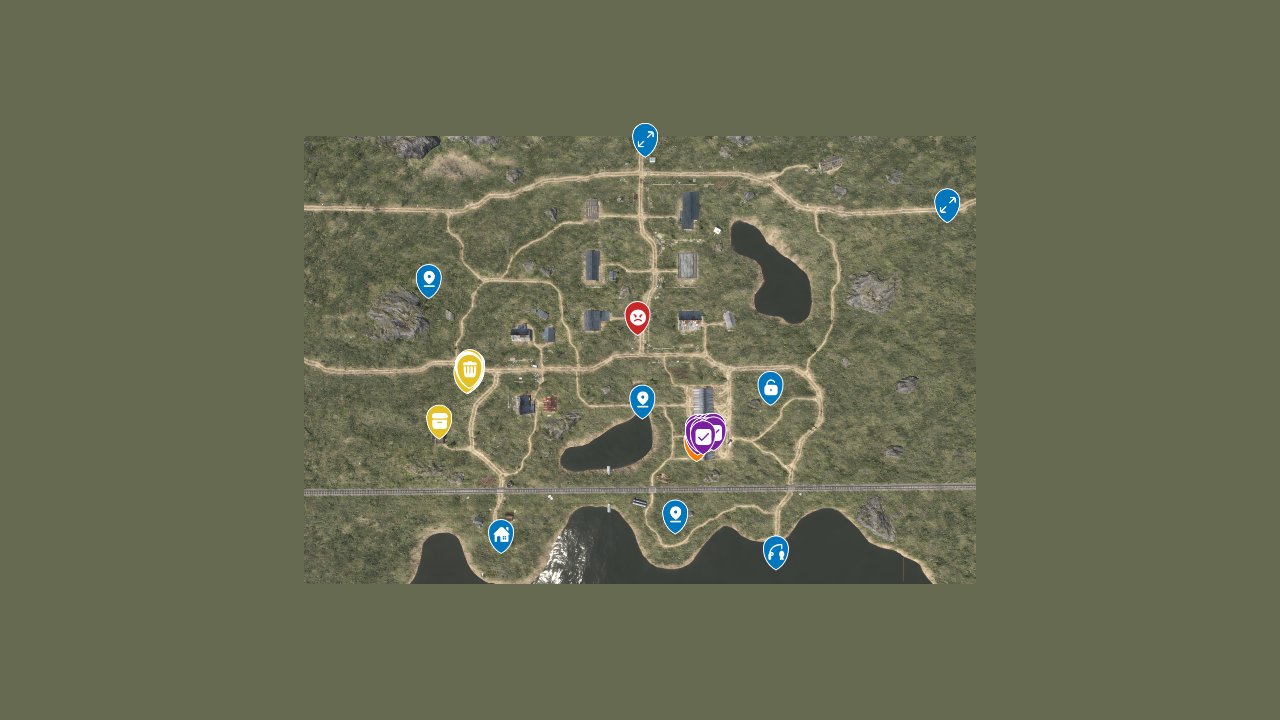 Road to Vostok interactive map screenshot