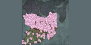 Runescape Dragonwilds interactive map filtered to show only Resources markers