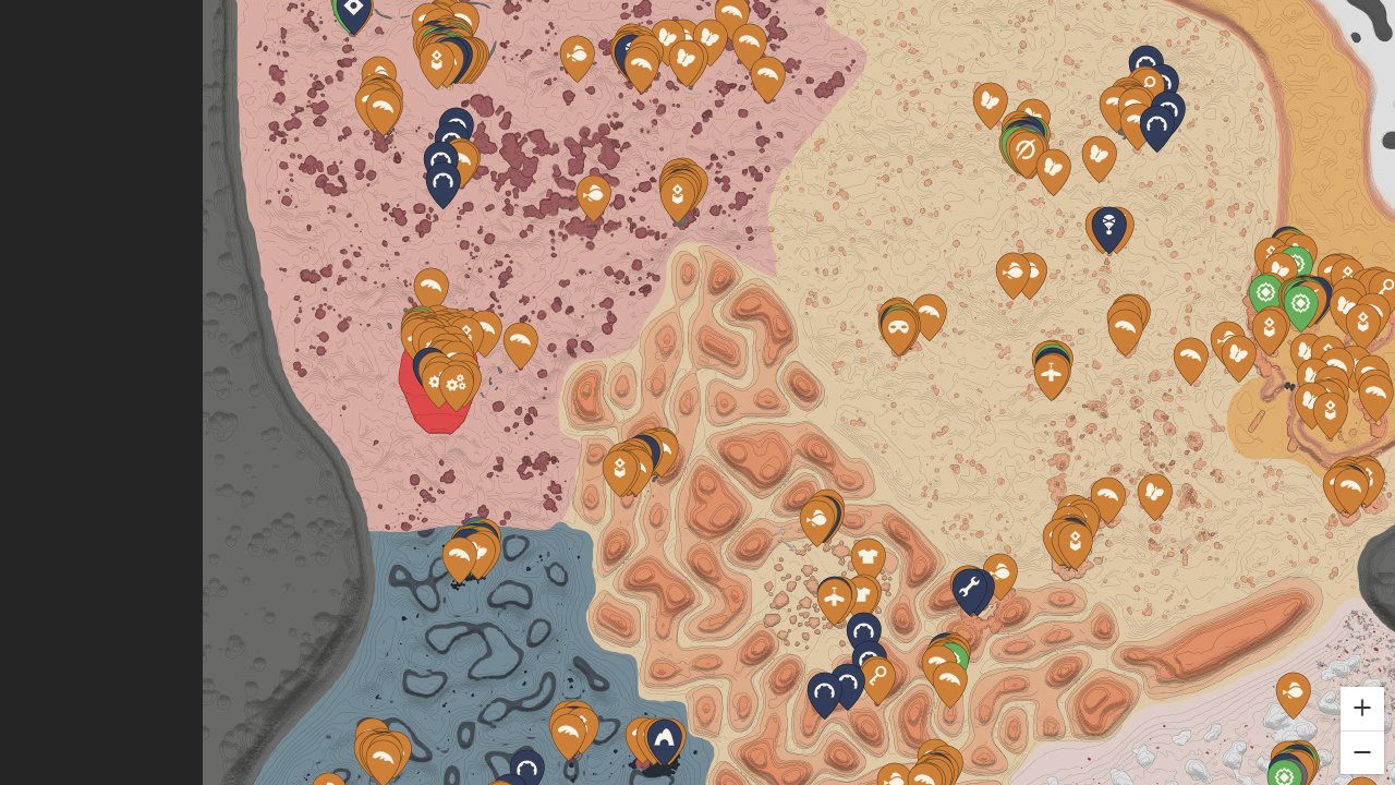 Sable interactive map screenshot